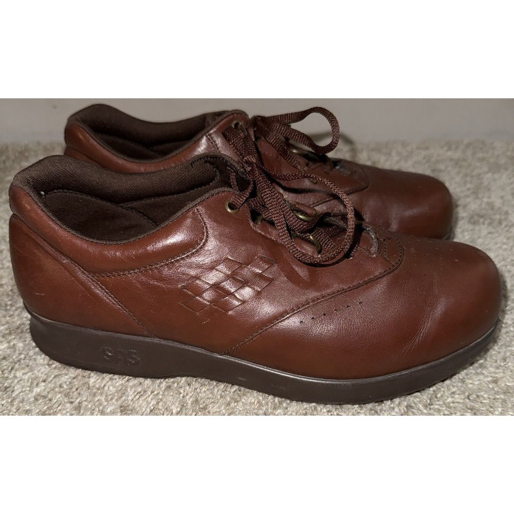 Sas Free Time Tripad Comfort Women's Leather Walking Shoes US Size 7W USA